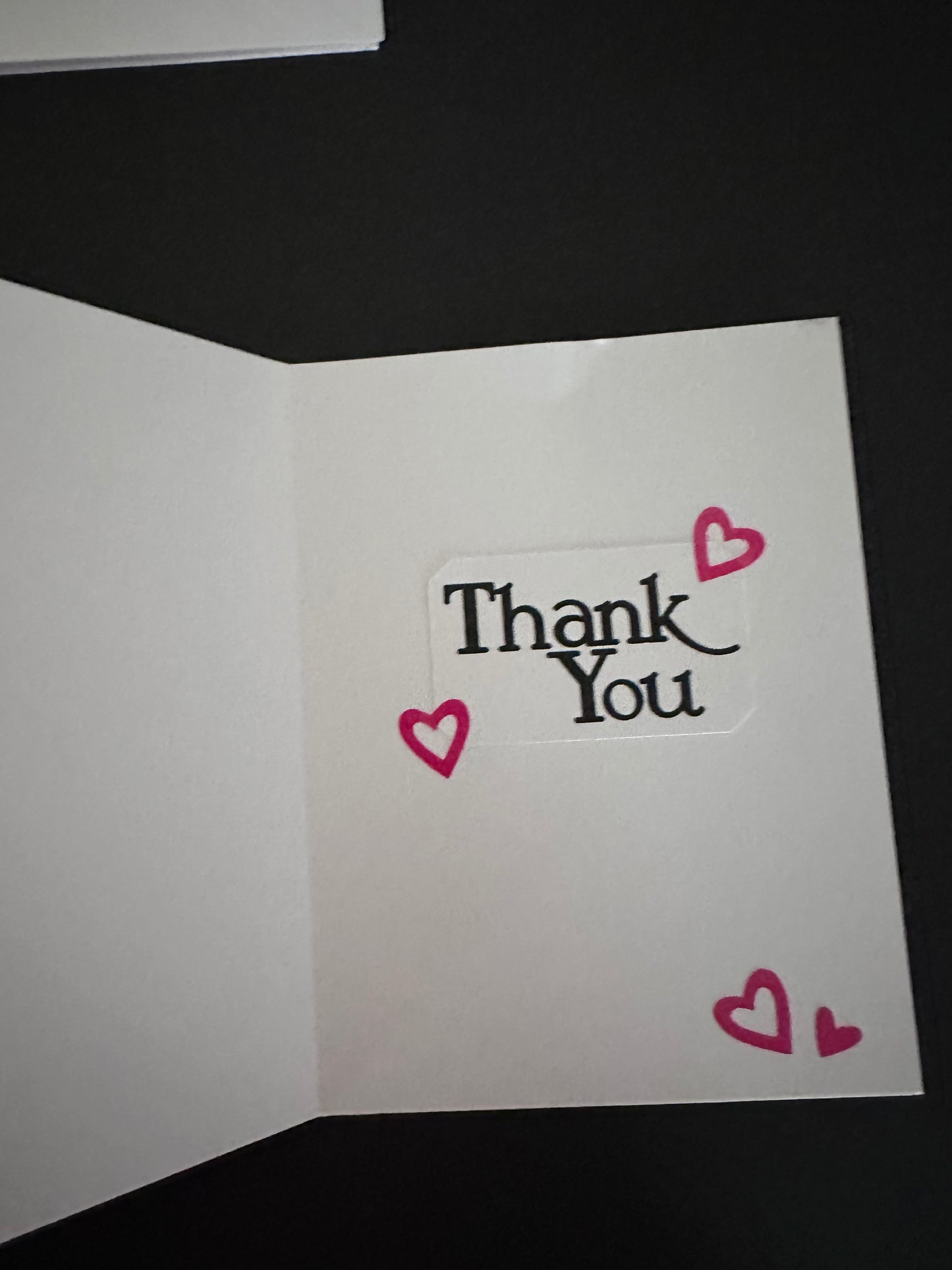 Thank you card